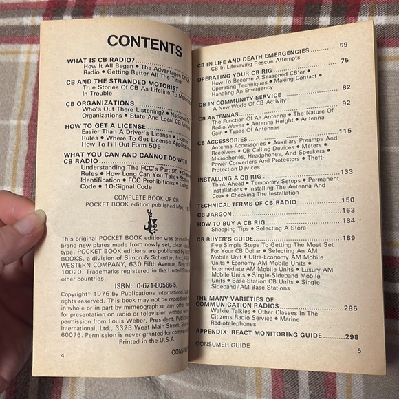 1976 Complete Book of CB Citizens Band Radios & Equipment vintage paperback book - Picture 3 of 5